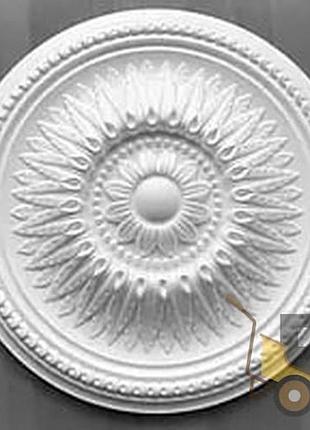 Потолочная розетка декоративная снежья r540-2 540 мм
