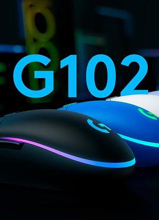 Миша logitech g102 lightsync - lilac - eer (6624830) 7