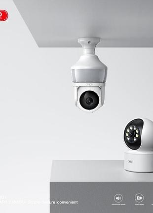 Hd смарт камера xo-cr01 smart treasure wi-fi бездротова, радіо няня, tf 128gb, нічний режим, мікрофон, динамік