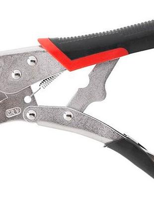 Клещи зажимные intertool 255 мм универсальные (ut-5203)