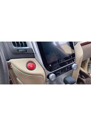 Кнопка trd 2018 для toyota land cruiser 200 корпус ключа стартовая алюминий для тюнинга авто dm-11