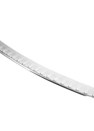 Накладка на задний бампер omsa для volkswagen caddy 2004-2010 хромированная защита от повреждений самокл dm-11