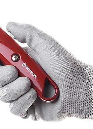 Ve нож прорезной intertool металлический new version трапециевидный для резки бумаги и картона сменное n6w_ver 9