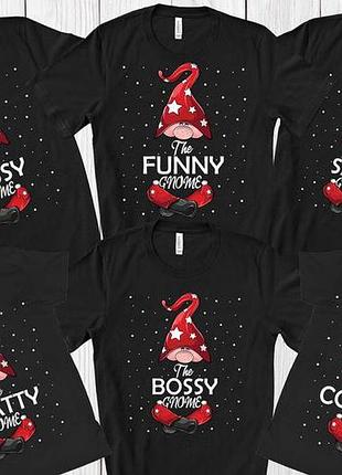 Набор: футболки фэмили лук family look для всей семьи "должности гномов" push it