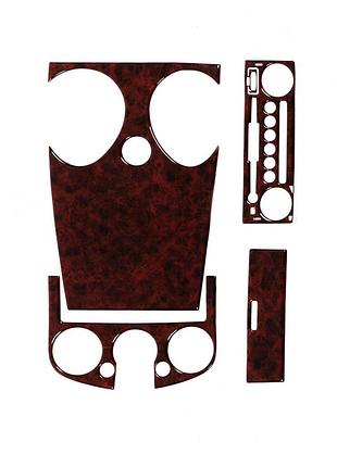 Накладки на панель дерево для mitsubishi colt 2004-2007 самоклейка інтер'єрний тюнінг авто декор dm-11