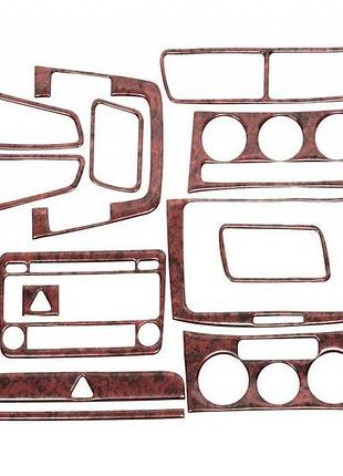 Накладки на панель карбон для volkswagen passat b6 2006-2012 інтер'єрна обробка для авто тюнінг модерніз ve-33