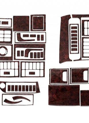 Накладки на панель під дерево для man tga meric автомобільні елементи інтер'єру, що самоклеяться, коричн dm-11