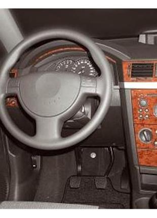 Накладки на панель карбон для opel meriva 2002-2010 тюнінг інтер'єрний елемент для авто покращення стилю ve-33