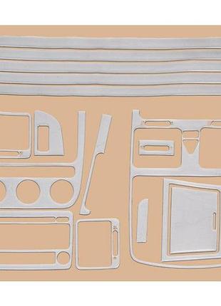 Накладки на панель алюміній meric для volkswagen jetta 2006-2011 тюнінг самоклейка для захисту та декору dm-11