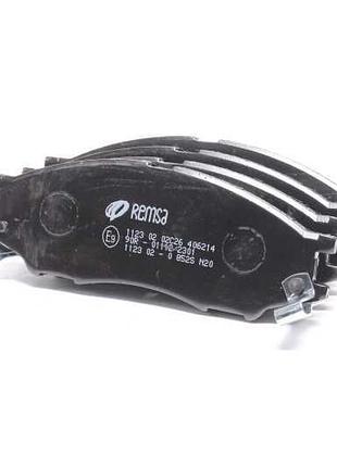 Колодка гальм. диск. nissan almera 02/00 - передн. (вир-во remsa)