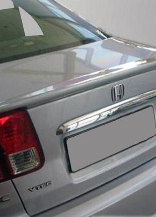 Спойлер под покраску для honda civic sedan vii 2001-2006 стеклопластиковый элемент для тюнинга автомобил ve-33
