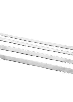 Молдинг дверний хромований для bmw x4 f-26 2014-2018 4 шт накладки на двері самоклейка з нержавіючої ста ve-33