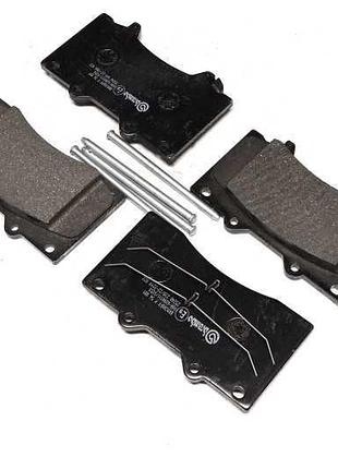 Колодка гальм. диск. nissan patrol iii (y62) 10 - передн. (вир-во brembo)