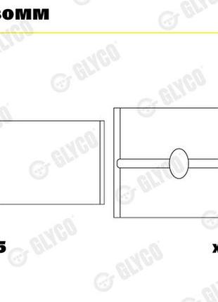 Вкладыши psa/ford 1.4/1.6 hdi dv4td/8hx/dv4ted4(8hy)/dv6ted4/9hy/dv6c gl h1066/5 0.30mm