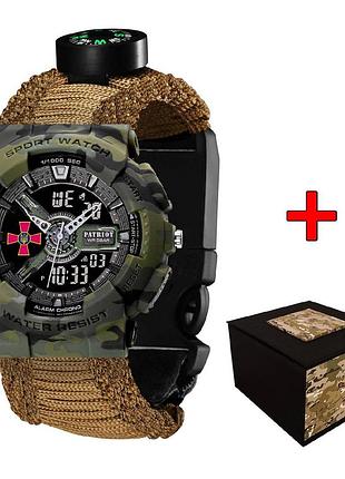 Patriot 005agsu зсу паракордовий ремінець khaki + коробка