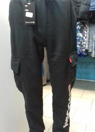Штани спортивні чоловічі з начосом а - 3073 . розміри: m,l,xl,2xl,3xl.