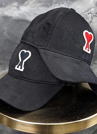 Кепка бейсболка ami чорна