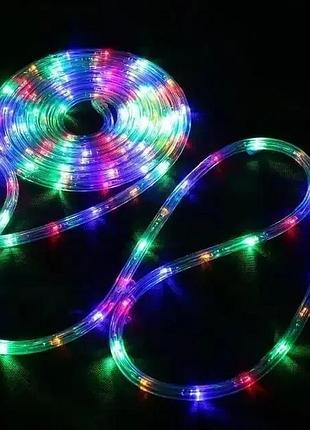 Гирлянда шланг дюралайт 100м мульти, переключатель режимов multi