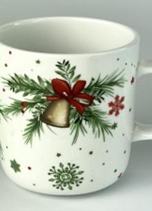 Кружка різдвяні дзвоники, 380мл