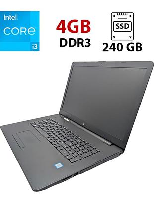 Ноутбук hp pavilion 17-bs0xx / 17.3" (1600x900) tn / intel core i3-6006u (2 (4) ядра по 2.0 ghz) / 4 gb ddr3 / 240 gb ssd / intel