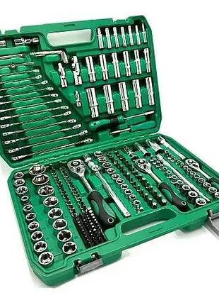 Набор инструментов с трещеткой 216 предметов в кейсе