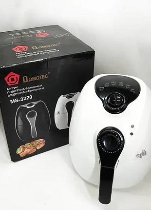 Аеро фритюрниця air fryer domotec ms-3220 білий