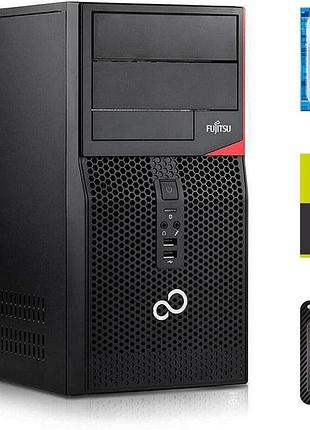 Игровой пк fujitsu tower / intel core i7-6700 (4 (8) ядра по 3.4 - 4.0 ghz) / 8 gb ddr4 / 500 gb ssd + 1000 gb hdd / amd radeon rx