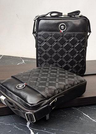 Мессенджер versace черный