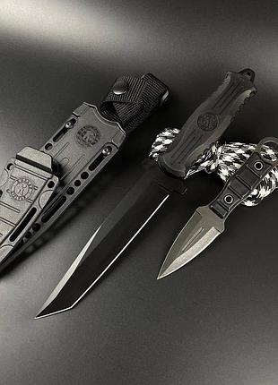 Набор тактических ножей комплект 2 шт фикс танто+кинжал
