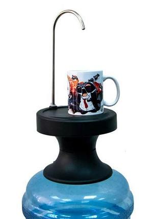 Электрическая помпа для воды с подставкой zsw-c06 черная