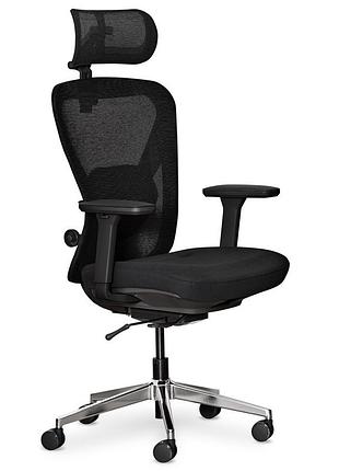 Кресло mealux q1 air fabric black (арт hf-q1 f/b)