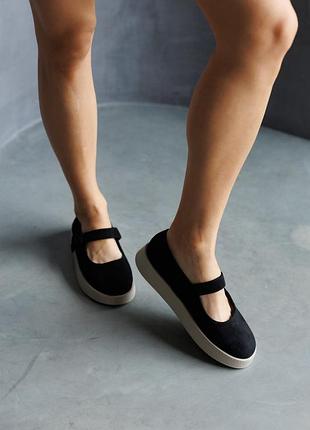 Балетки жіночі 592111 чорні