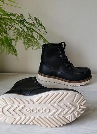Черевики шкіряні оригінал ecco staker 217614 рр.40,41,42 9