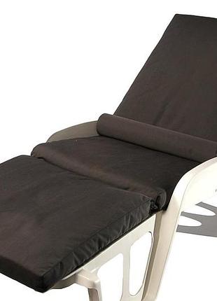 Матрац для шезлонга ost-fran confort антрацит 2700, 196x60x8 см