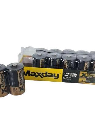 Батарейки r20 maxday 1.5v 12 штук в коробке