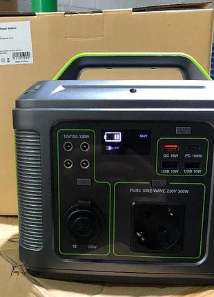 Портативная электростанция повербанк с розеткой 500 вт wimpex wx-500