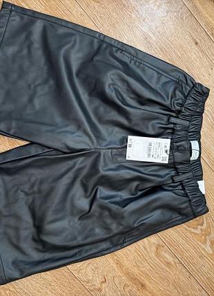 Шкіряні шорти zara 4