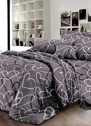 Постільна білизна ранфорс лямур двоспальний євро