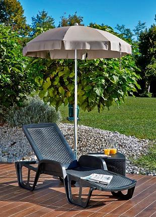 Лежак progarden pool антрацит