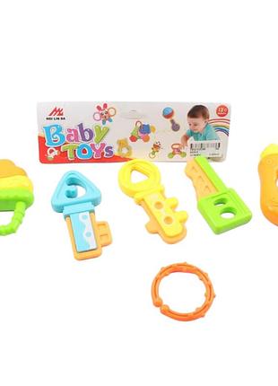 605-5 е погремушка, 5 шт, в пакете