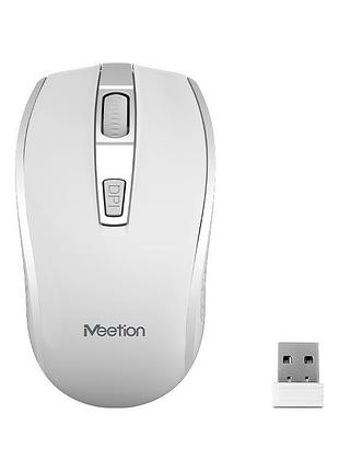 Беспроводная мышка meetion wireless mouse 2.4g mt-r560 белая