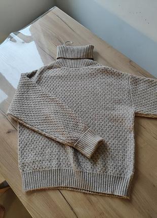 Теплий жіночий светр m&s розмір м  колір капучино