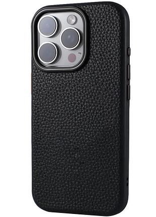 Чохол syndee with magsafe для apple iphone 14 pro max (6.7") black / black