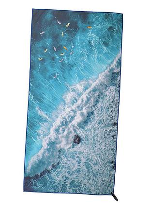 Рушник для пляжу ocean beach towel t-ost блакитний (33508382), fdso
