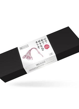 Флоггер liebe seele white & pink leather whip 2