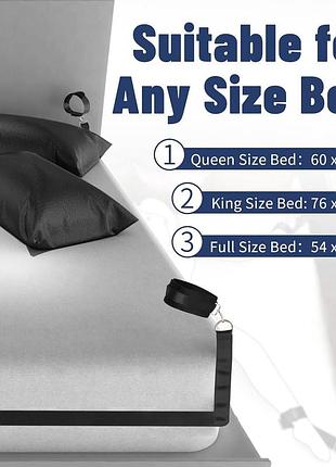 Бдсм-набор lockink yeahwow bed restraint set 3