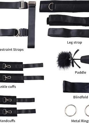 Бдсм-набор lockink yeahwow bed restraint set 7