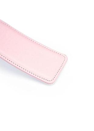Паддл liebe seele white & pink leather paddle 3