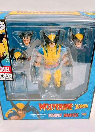 Колекційна фігурка логан росомаха mafex comic ver. x-men люди-х ost