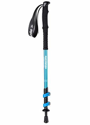 Треккинговая палка 3-х сек. naturehike men st 01 6061 al nh17d001-z, алюминий, голубая